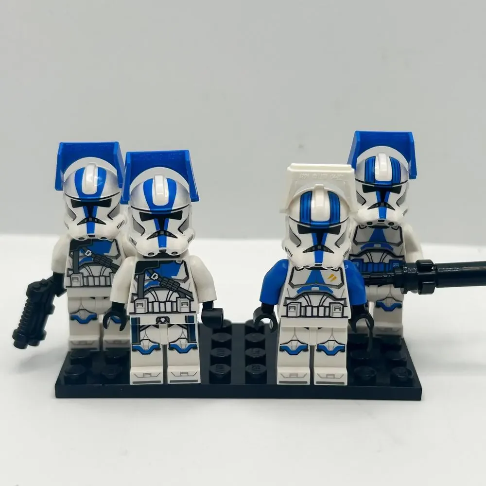 Lego Star Wars Clone Wars 501st Clone Trooper 4 Pack Minifigures EUC
